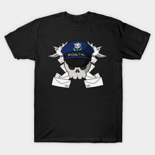 Postal crew Jolly Roger pirate flag (no caption) T-Shirt